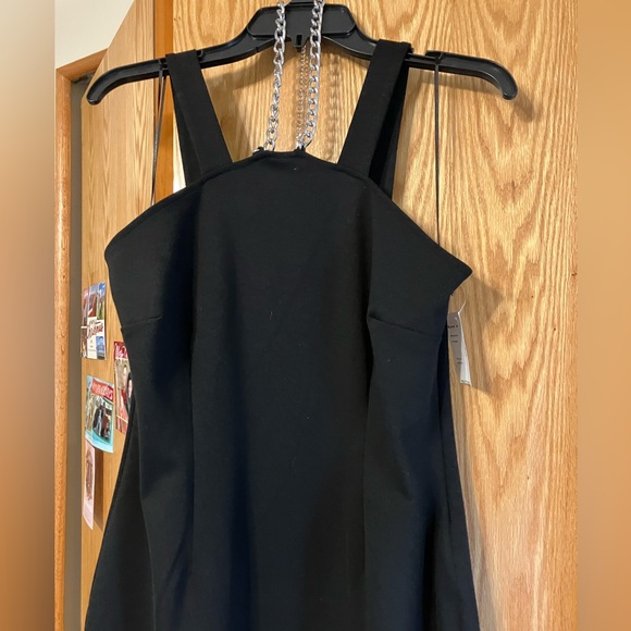 NWT $140 Michael Kors black chain neck cocktail party dress! Sz Med. Date night - Picture 8 of 16